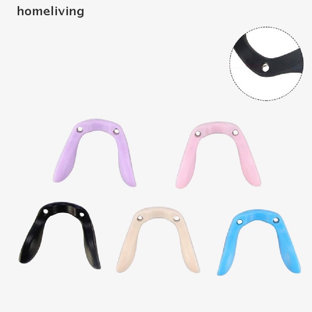 Bộ 2 Miếng Đệm Mũi Bằng Silicon Mềm Trong Mờ Chống Trượt Nhiều Kiểu Dáng Tùy Chọn Cho Trẻ Em Trên Mắt Kính