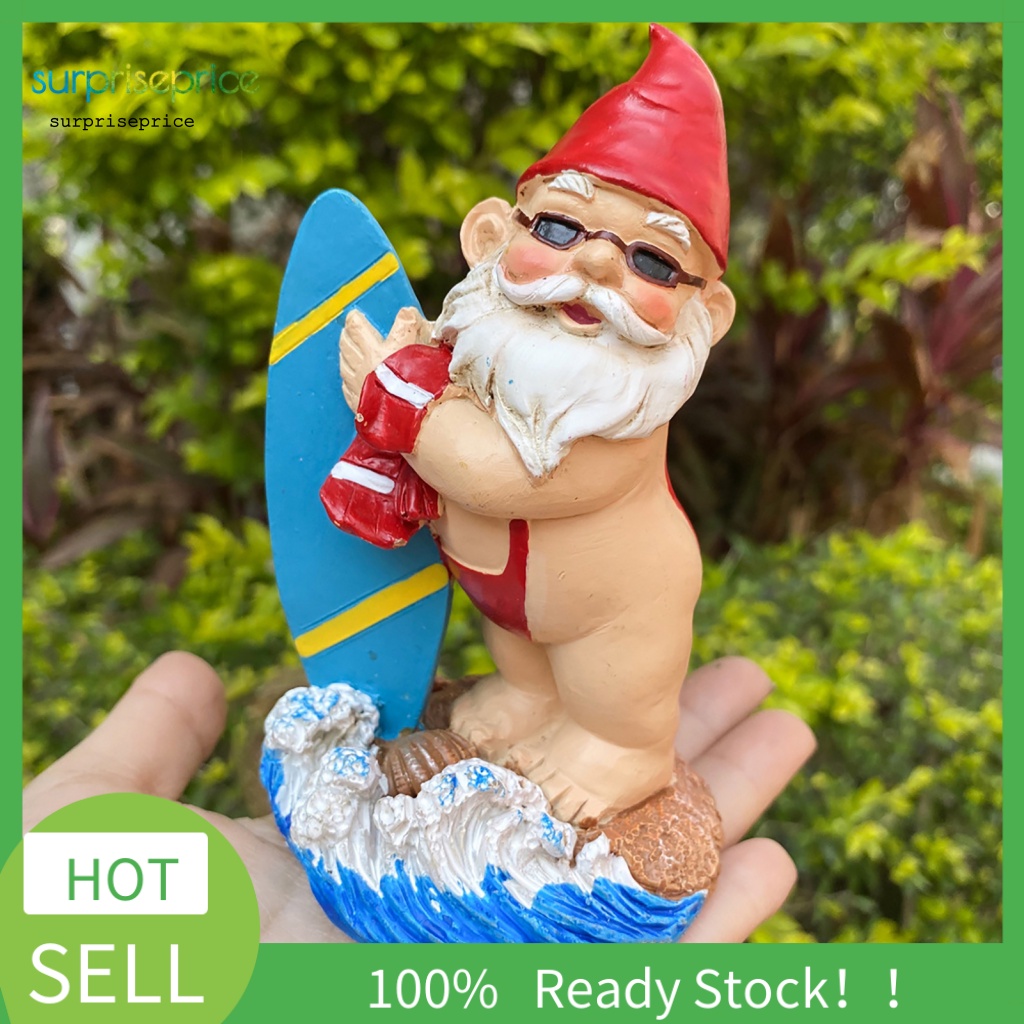 Spa Tượng Gnome Sống Động Vui Nhộn Cho Sân Vườn
