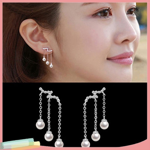 Đôi Khuyên Tai DàI PhốI HạT NgọC Trai Giả ThờI Trang Cho Nữ Charms