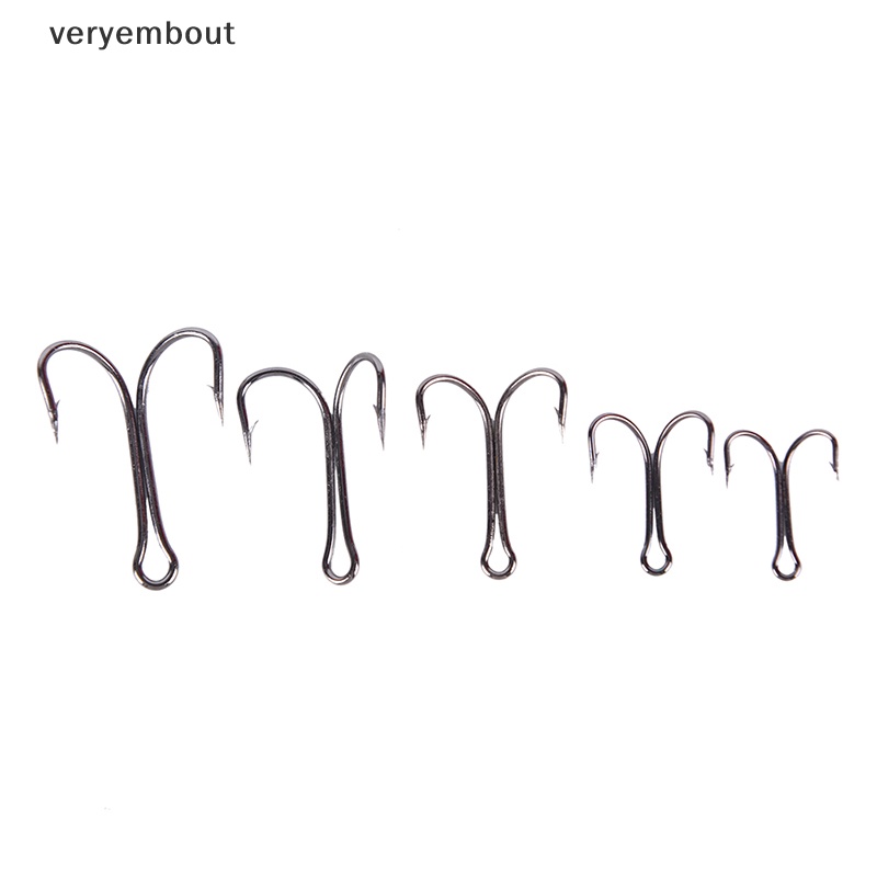 Set 50 Lưỡi Câu Cá Kép Bằng Thép Carbon Màu Đen Chất Lượng Cao Set 50 Lưỡi Câu Cá Đôi Chuyên Dụng Chất Lượng Cao Set 50 / 50 Phụ Kiện Bằng Thép Carbon Chất Lượng Cao