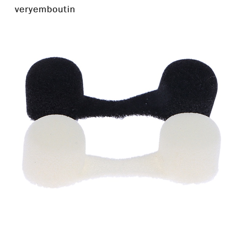 Set 10 Miếng Mút Lọc Mũi Dùng Một Lần Màu Trắng Đen