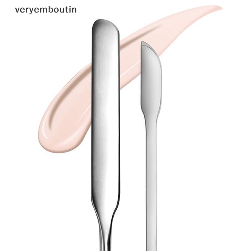 1 Dụng Cụ Trộn Màu Trang Điểm Hai Đầu Bằng Thép Không Gỉ