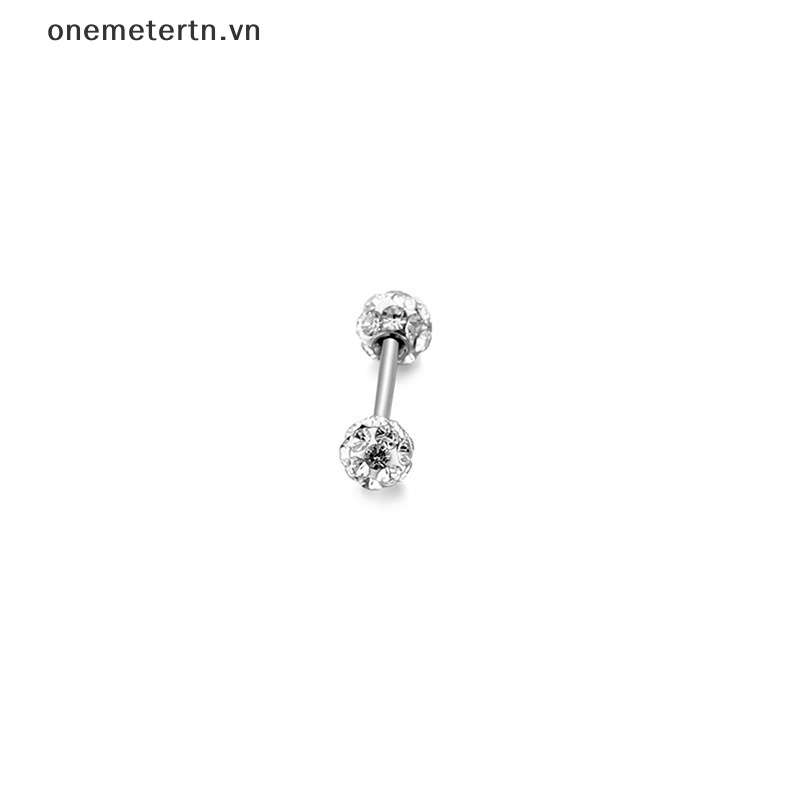 1 Bông Tai Bạc 925 Đính Đá Zircon Thời Trang Dành Cho Nữ