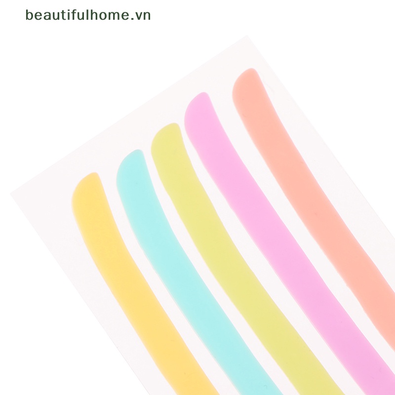 Bộ 5 Cặp Đệm Silicone Uốn Cong Lông Mi