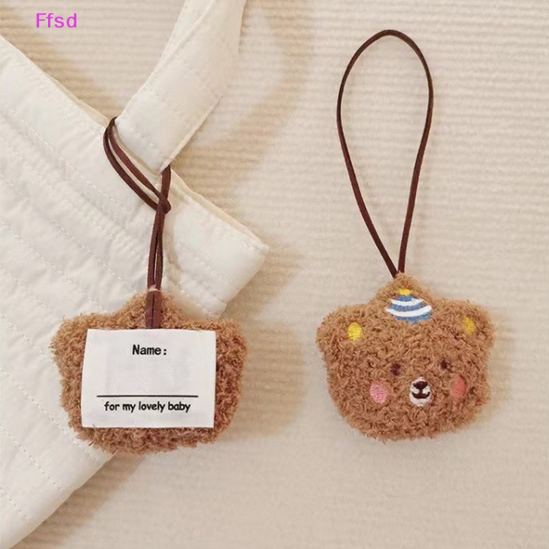 {Ffsd} Mặt Dây Chuyền Hình Gấu Bông Dễ Thương Trang Trí Tên Trẻ Em * Bán Chạy