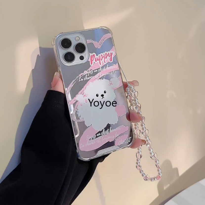 Ốp Điện Thoại Silicone Mềm Chống Sốc In Hình Chú Cún Dễ Thương Cho iPhone 14 13 12 11 Pro Max Xr X XS 7 8 SE 14 Plus
