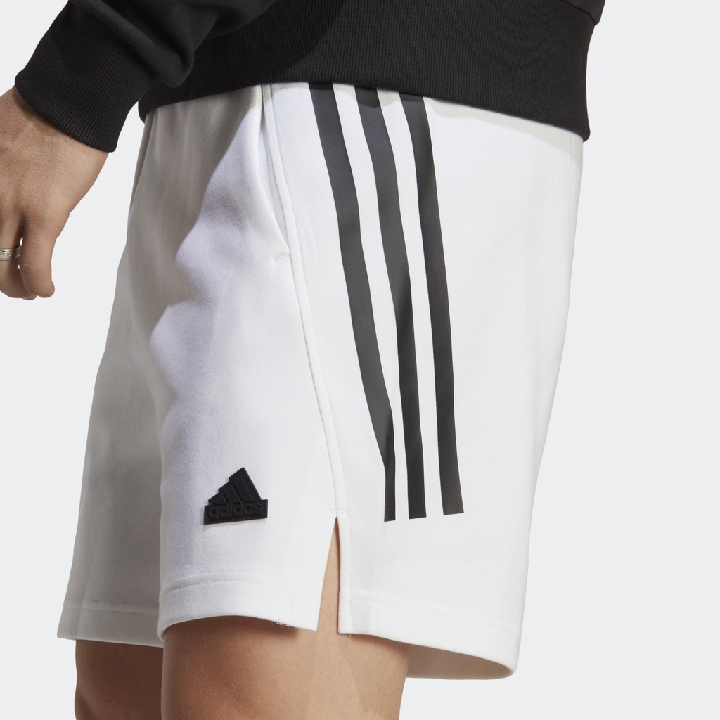 Adidas Phong cách sống Quần Short 3 Sọc Future Icons Nam trắng IC3753