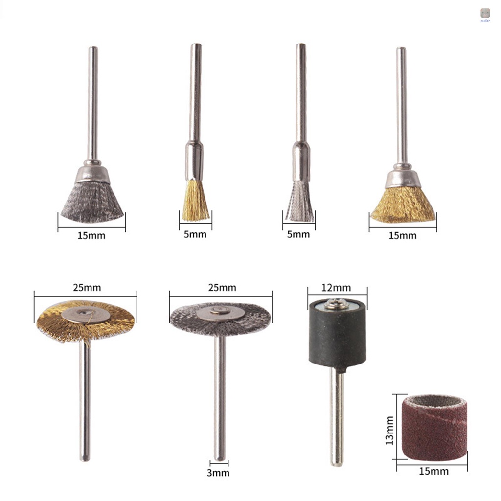 Set 47 Chổi Sợi Thép Đánh Bóng Chuyên Dụng
