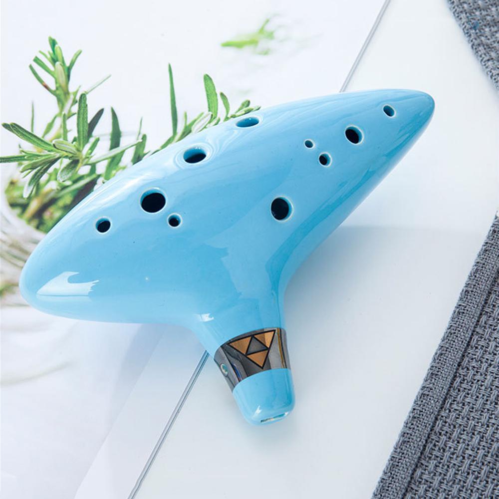 Túi Đựng Nhạc Cụ Ocarina Di Động 12 Lỗ Kèm Túi Bảo Vệ