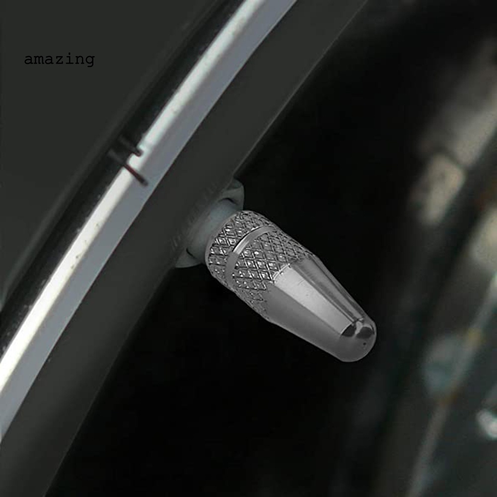 Bộ 5 Nắp Van Xe Đạp Leo Núi Bằng Hợp Kim Nhôm Chống Bụi