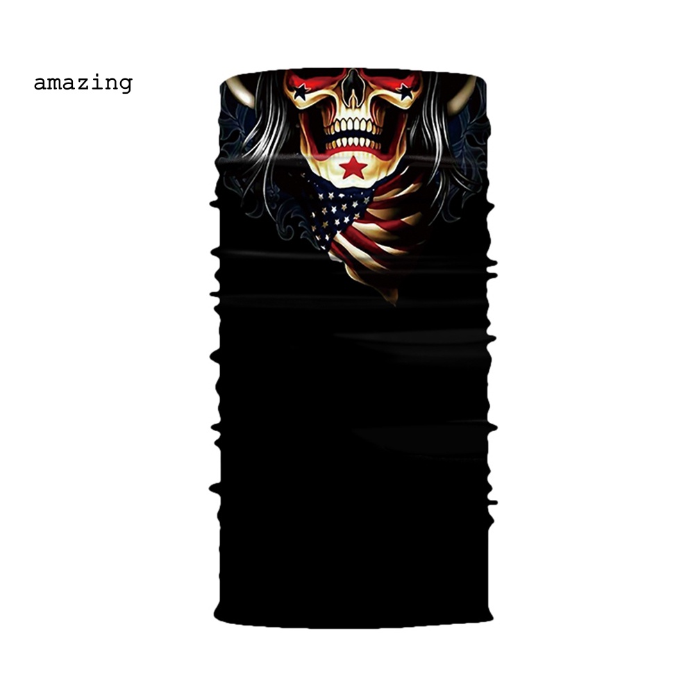 Khẩu Trang Che Phủ Cổ Mặt Và Cổ Họa Tiết Đầu Lâu / Hổ / Rằn Ri Dùng Khi Đi Xe Đạp Ngoài Trời