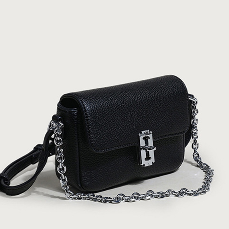 Túi Đeo Chéo Dây Xích Hình Vuông mini Có Khóa Dễ Phối Đồ Thời Trang Cho Nữ