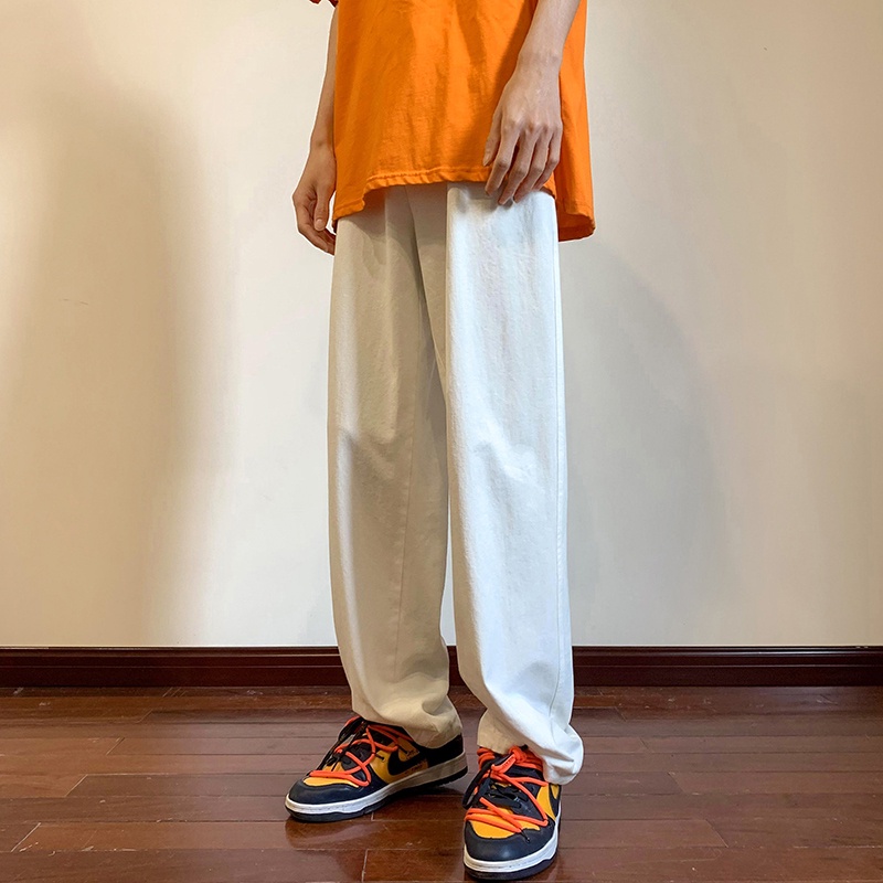 Quần Dài Dáng Suông Rộng Phong Cách Hàn Quốc Thời Trang Mùa Hè Mới Cho Nam
