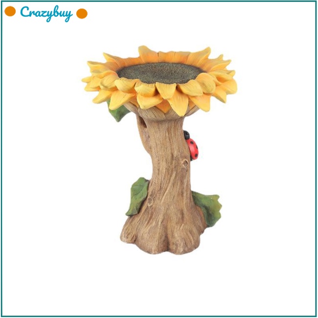 Cr Hộp Đựng Thức Ăn Cho Chim Hình Hoa Hướng Dương Trang Trí Sân Vườn
