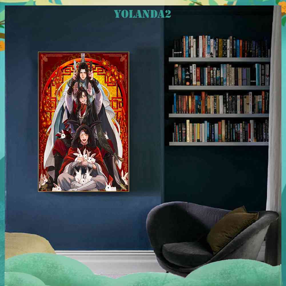 Bộ Tranh Đính Đá 5D Họa Tiết Hoạt Hình Độc Đáo DIY Dùng Trang Trí Nhà Cửa