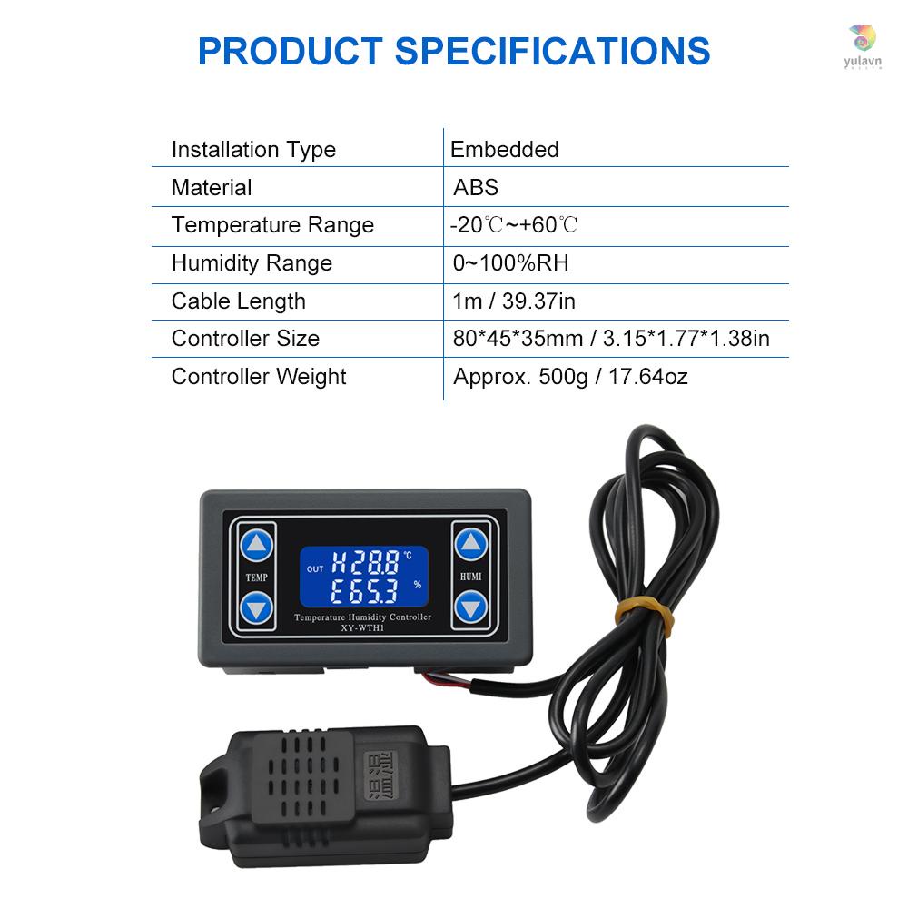 Bộ Điều Khiển Nhiệt Độ Và Độ Ẩm Kỹ Thuật Số Cho Tủ Lạnh