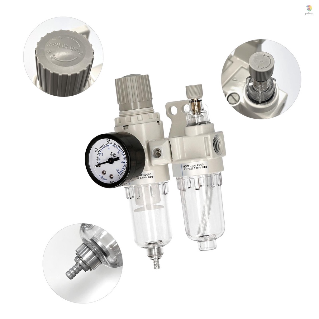 Bộ Lọc Khí Áp Suất Lọc AFC2000 1 / 4 '' PT Chuyên Dụng