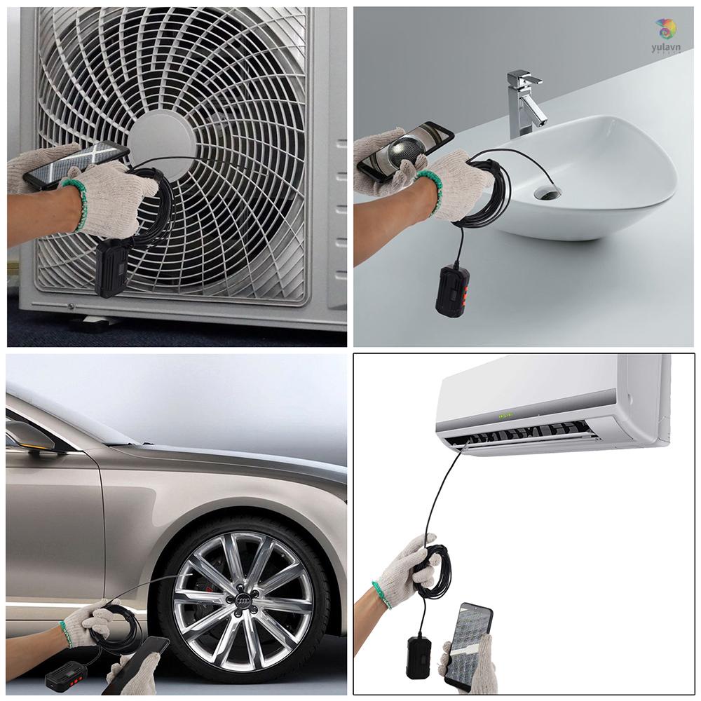 Bộ 6 Đèn Led 3.9mm Lens 1960 * 1080 Độ Sáng Điều Chỉnh Được Không Dây Chuyên Dụng Cho Kiểm Tra Nội Soi Công Nghiệp