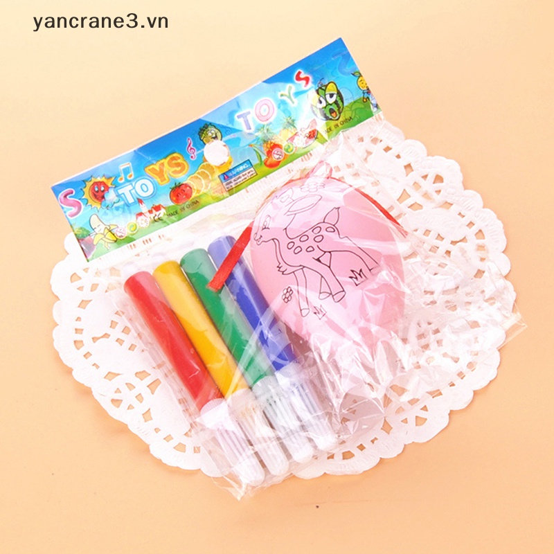 Mút Xốp Trứng Phục Sinh Nhiều Màu Kèm Bút DIY YAN3.vn