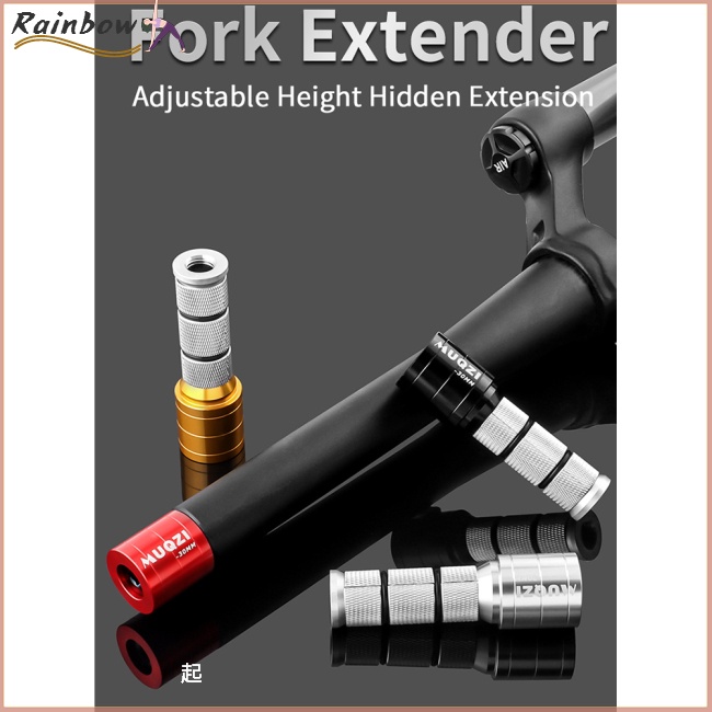 Ống Nối Dài Phuộc Xe Đạp Leo Núi 28.6mm 30mm 60mm Bằng Hợp Kim Nhôm