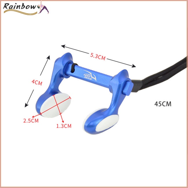 Kẹp Mũi Lặn Biển Bằng Hợp Kim Nhôm Chống Trượt &amp; Chống Nước