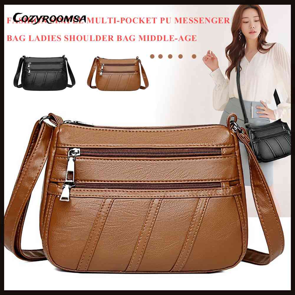 Túi Xách Da PU Nhiều Ngăn Thời Trang Cho Nữ