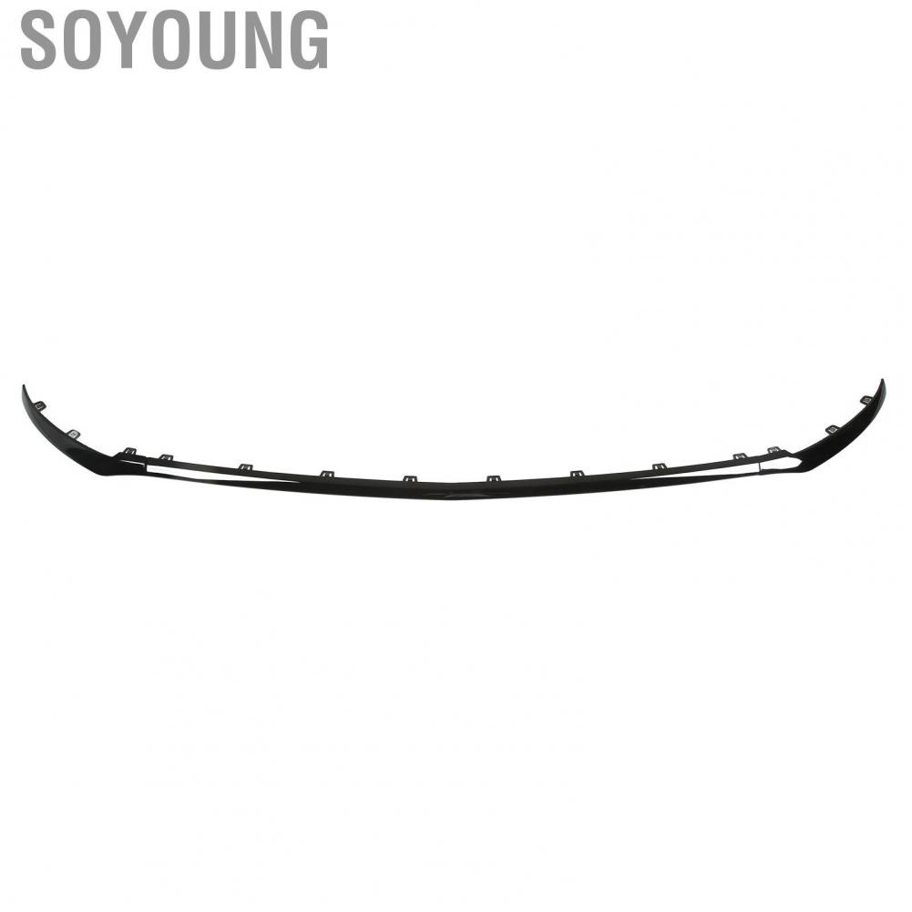 Soyoung Front Bumper Lower Trim  Impact Resistance UV Protection Lip Spoiler Chin 3pcs for Car
