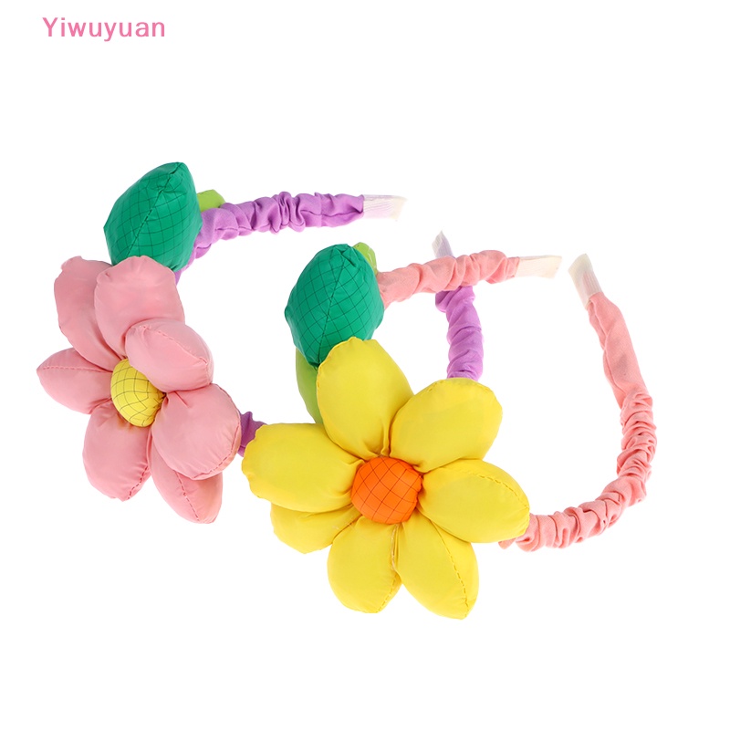 < Yiwuyuan > Băng Đô Hình Hoa Hướng Dương Ngọt Ngào Cho Nữ Và Trẻ Em Trang Trí Tiệc Mới