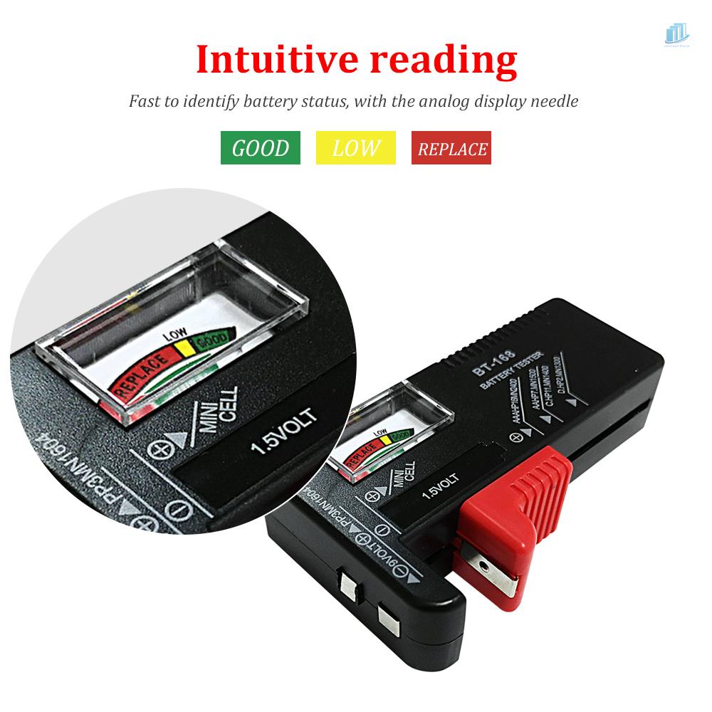 Thiết Bị Kiểm Tra Mức Pin AA AAA C D 9V 1.5V Thông Dụng Cho Gia Đình