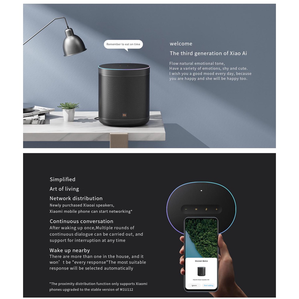 Loa Không Dây Xiaomi Xiaoai 4850MAh Có ĐèN LED Và Phụ KiệN | BigBuy360 - bigbuy360.vn