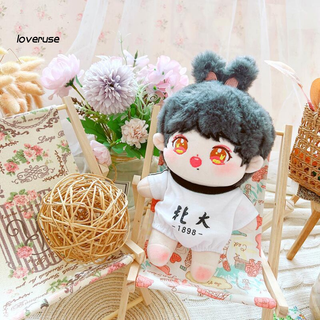 Áo Liền Quần Cotton 20cm Dễ Thương Cho Búp Bê