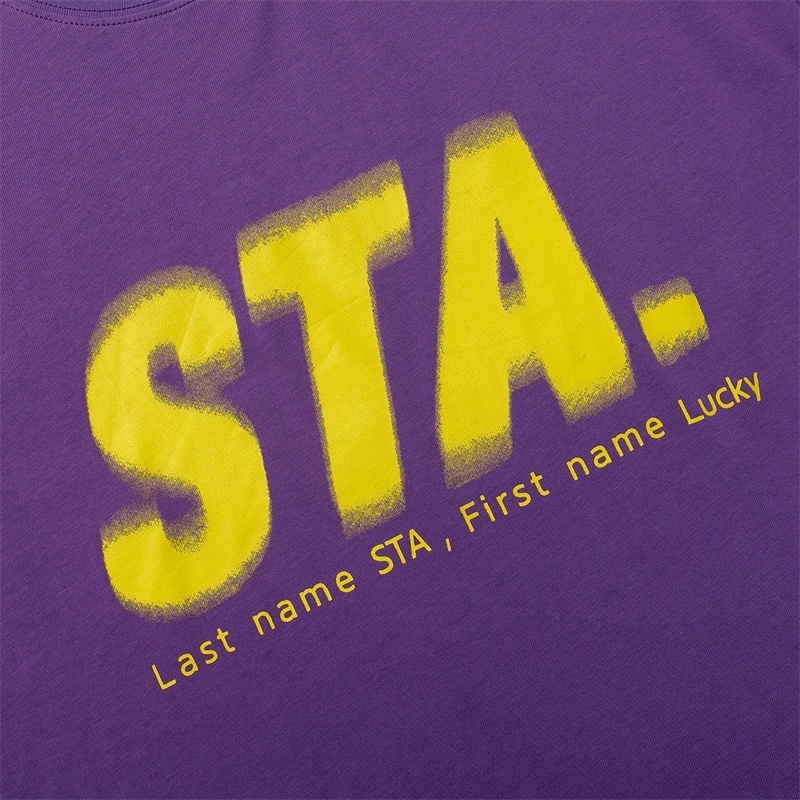 Sta- Áo Thun Tay Ngắn In Hình monogram Đường Phố Mới Nhất Thời Trang Cho Nam Và Nữ