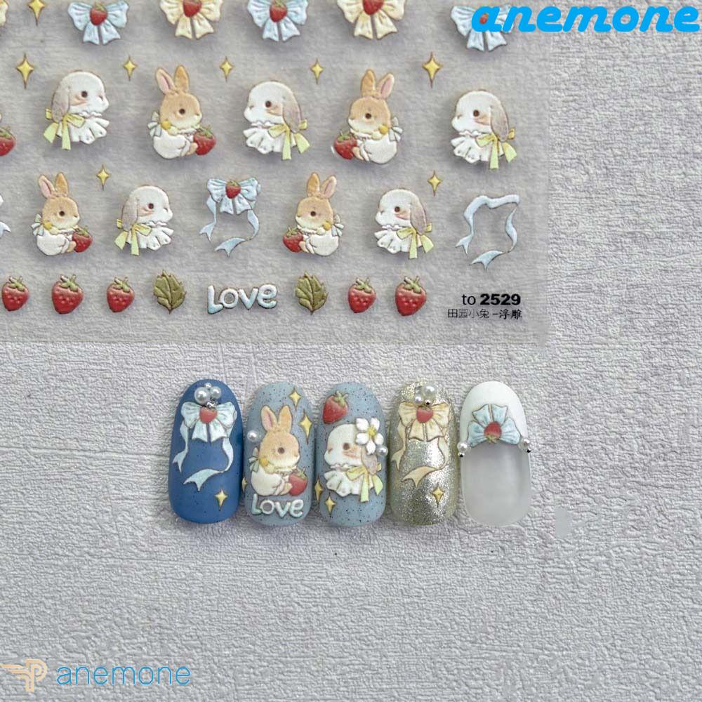 Miếng Dán Trang Trí Móng Tay Họa Tiết Kuromi Melody Dễ Thương Dành Cho Nữ