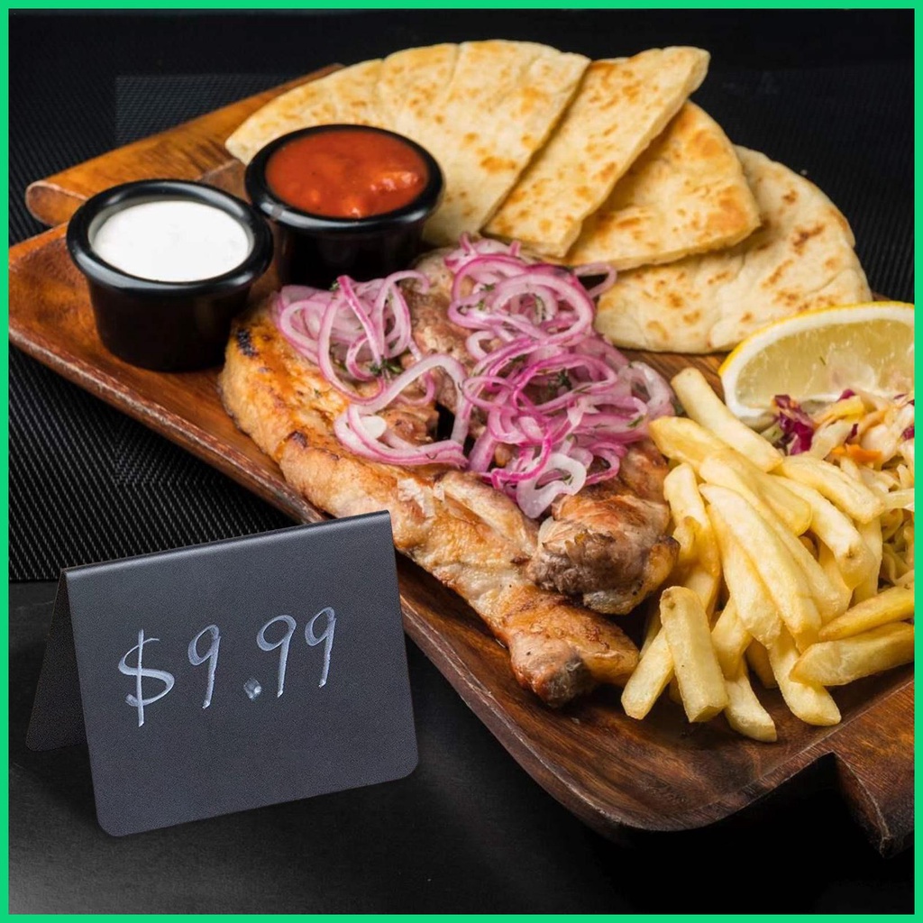 Bộ 20 Bảng Đen Viết Phấn Mini Dùng Trang Trí Các Bữa Tiệc