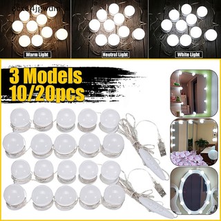 Hollywood phong cách LED bóng đèn Vanity trang điểm bàn trang điểm USB gương Đèn Kit mới