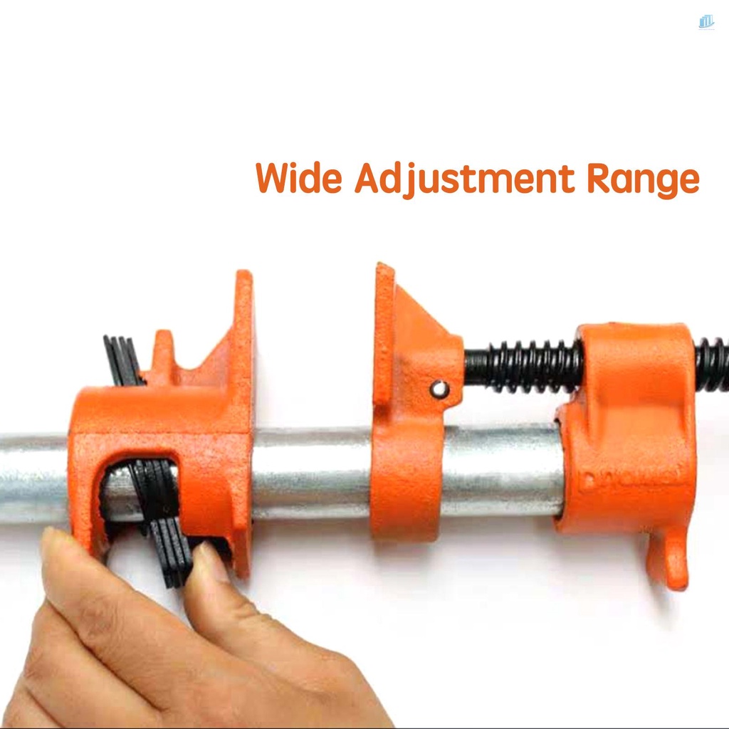 Bộ Kẹp Ống Đồng Hồ Thông Minh Bằng Gỗ &amp; Sắt 1 / 2 &quot;Chịu Được Sức Nặng Chuyên Dụng Cho Thợ Mộc