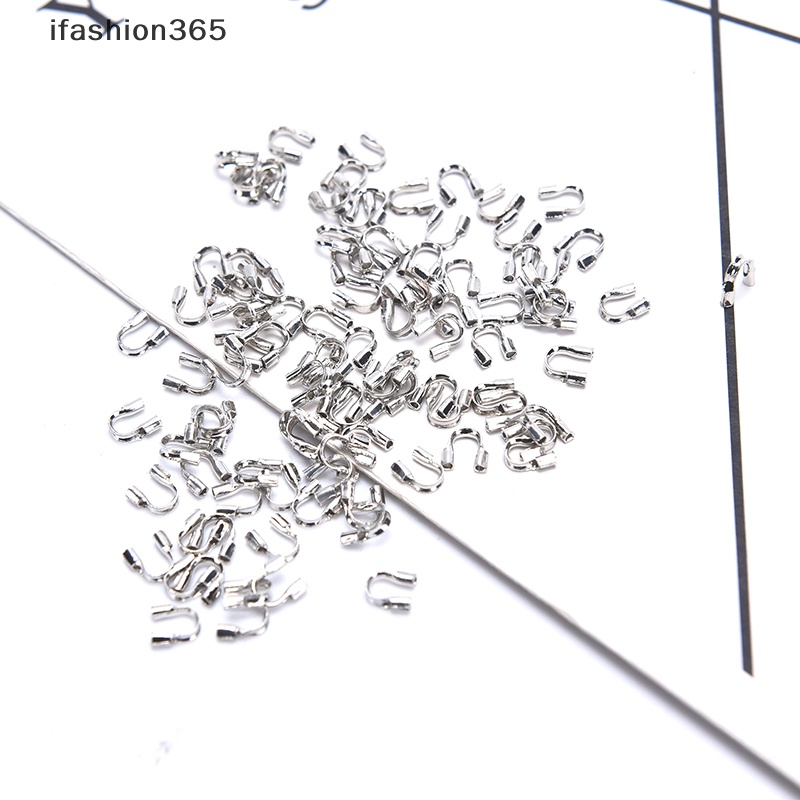 Set 100 Kẹp Chữ U Chuyên Dụng Cho Nối Dây Làm Trang Sức DIY