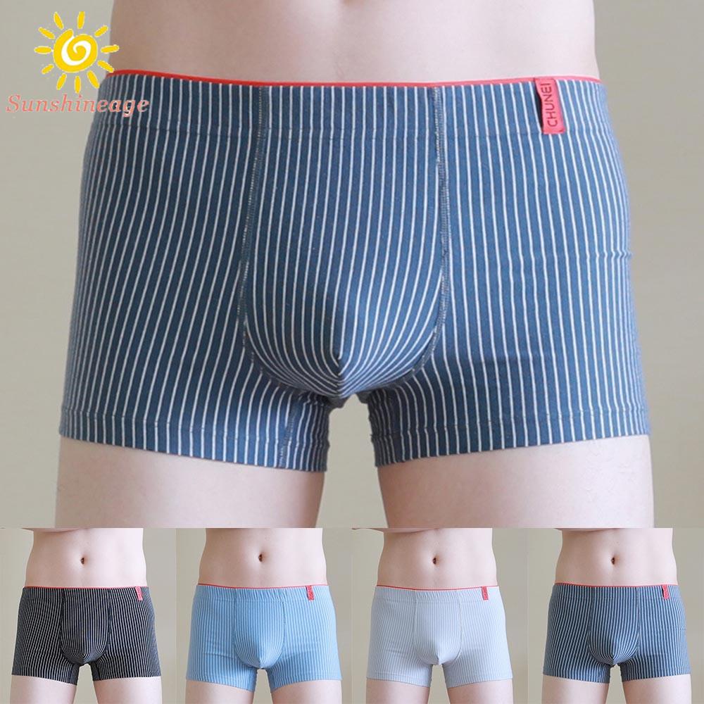 Quần Lót Boxer Cotton Lưng Vừa Cho Nam