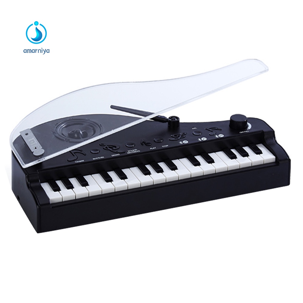 Đồ Chơi Đàn Piano Mini Cảm Ứng Giọng Nói Độ Phân Giải Cao Sạc USB Cho Bé