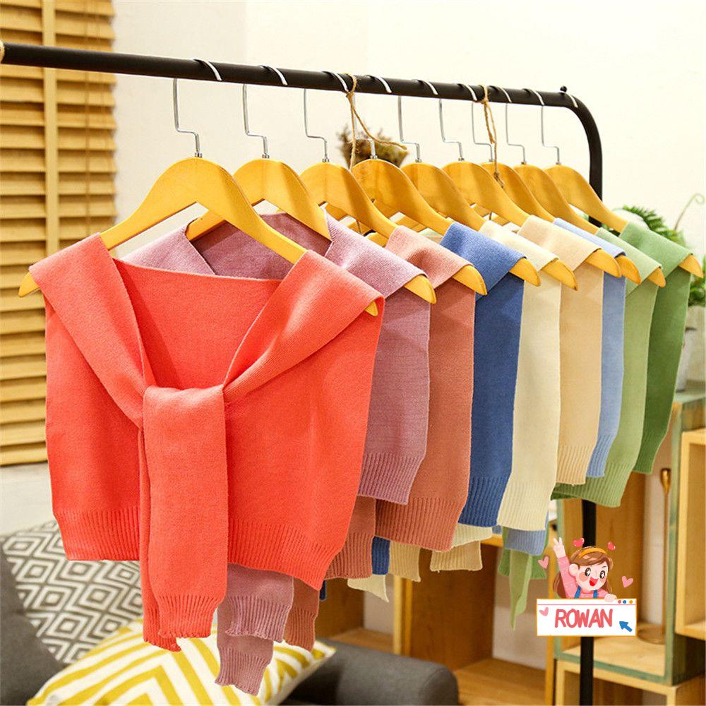 Cổ Áo Giả Dệt Kim Có Mũ Trùm Đầu Mềm Mại Chống Gió Tháo Rời Được Dành Cho Mùa Thu Đông