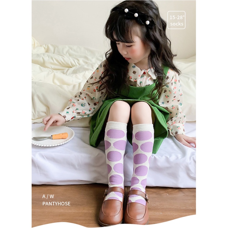 Tất Đầu Gối Hoạ Tiết Hoạt Hình Đáng Yêu Cho Bé