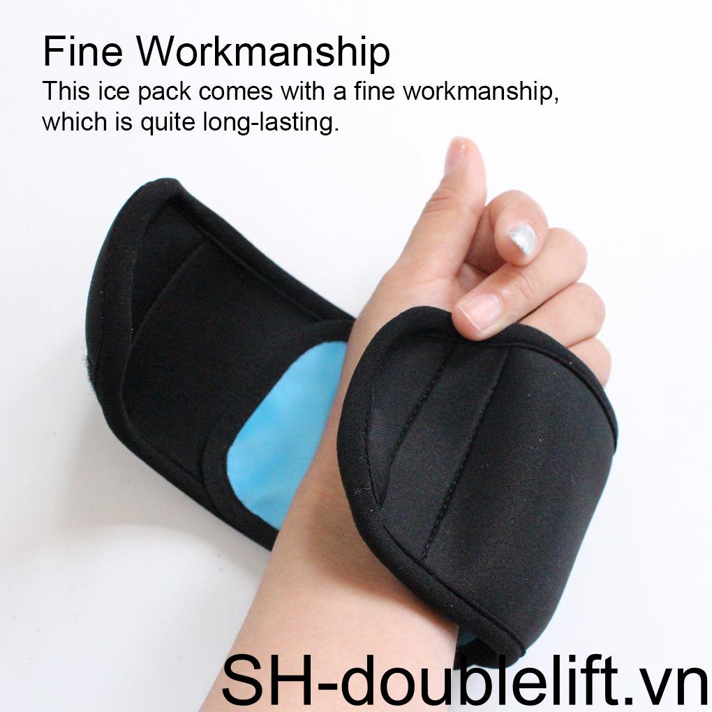 Túi Chườm Đá Bằng Cao Su Tổng Hợp Dày Dặn Giúp Giảm Đau Lưng Tiện Dụng