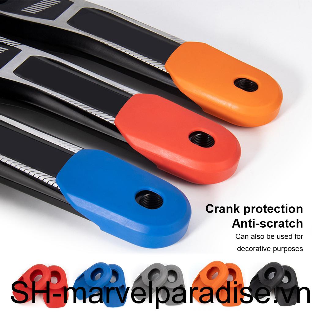 Bộ 2 Vỏ Bọc Bảo Vệ Cánh Tay Quay Xe Đạp Leo Núi Chất Liệu Co Giãn Màu Đỏ Có Thể Tái Sử Dụng