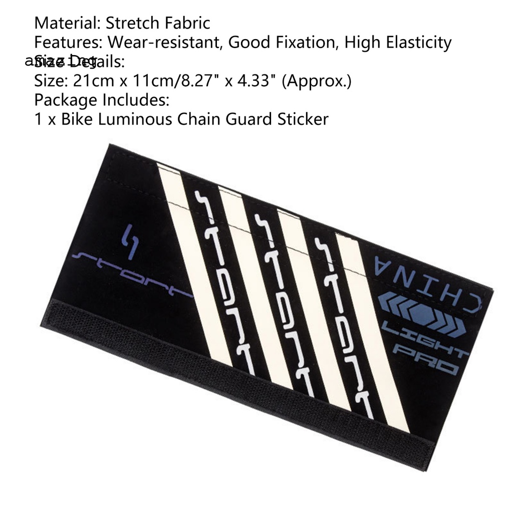 Miếng Dán Bảo Vệ Dây Xích Xe Đạp Leo Núi Màu Đen Độ Co Giãn Cao