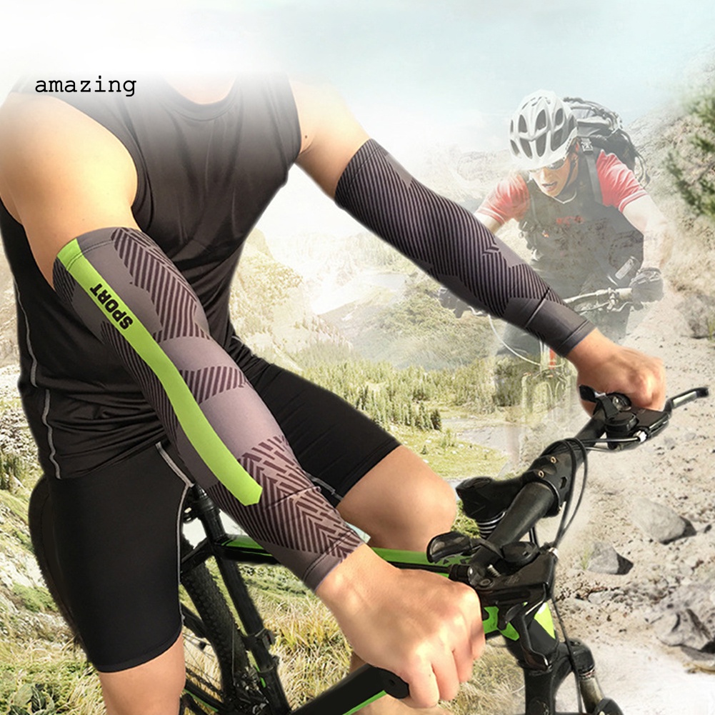 1 Đôi Găng Cánh Tay Chống Tia UV Thoáng Khí Bảo Vệ Khi Đạp Xe Ngoài Trời