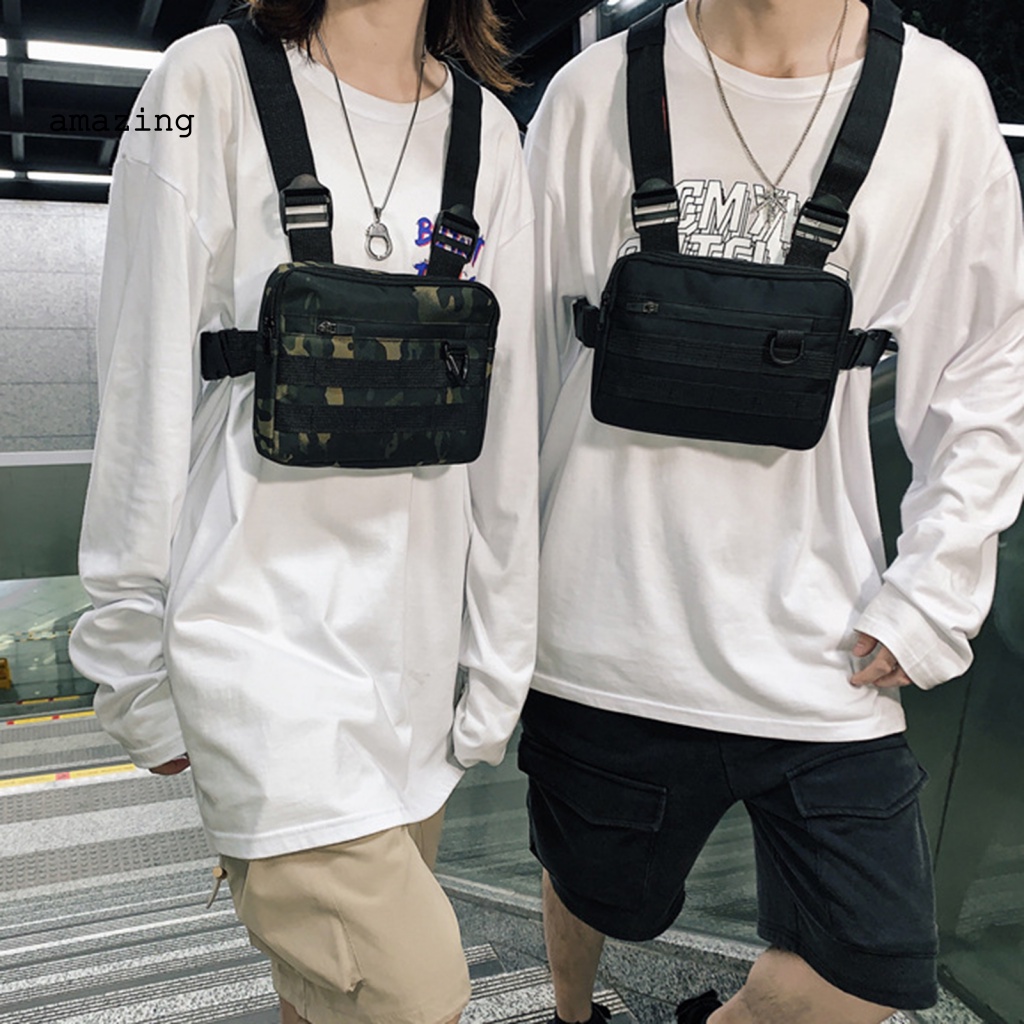 Túi Đeo Chéo Ngực Có Thể Điều Chỉnh Thời Trang Cho Nam Nữ