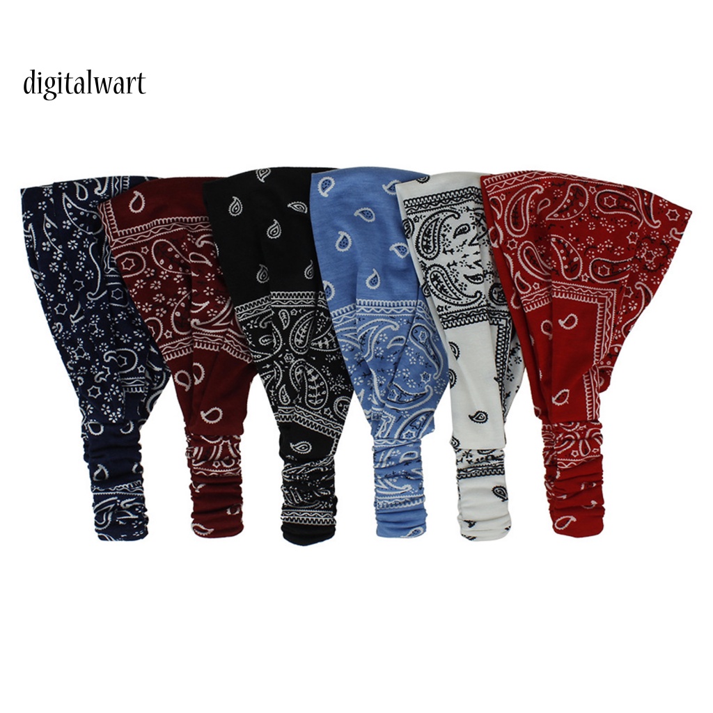 Kỹ Thuật Số| Băng Đô Hai Lớp In Họa Tiết Phong Cách Bohemian Dành Cho Nữ