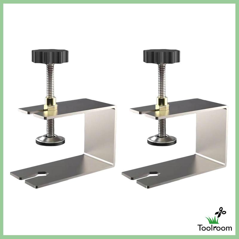 Set 2 Kẹp Cố Định Bằng Thép Không Gỉ Điều Chỉnh Được Dành Cho Chế Biến Gỗ