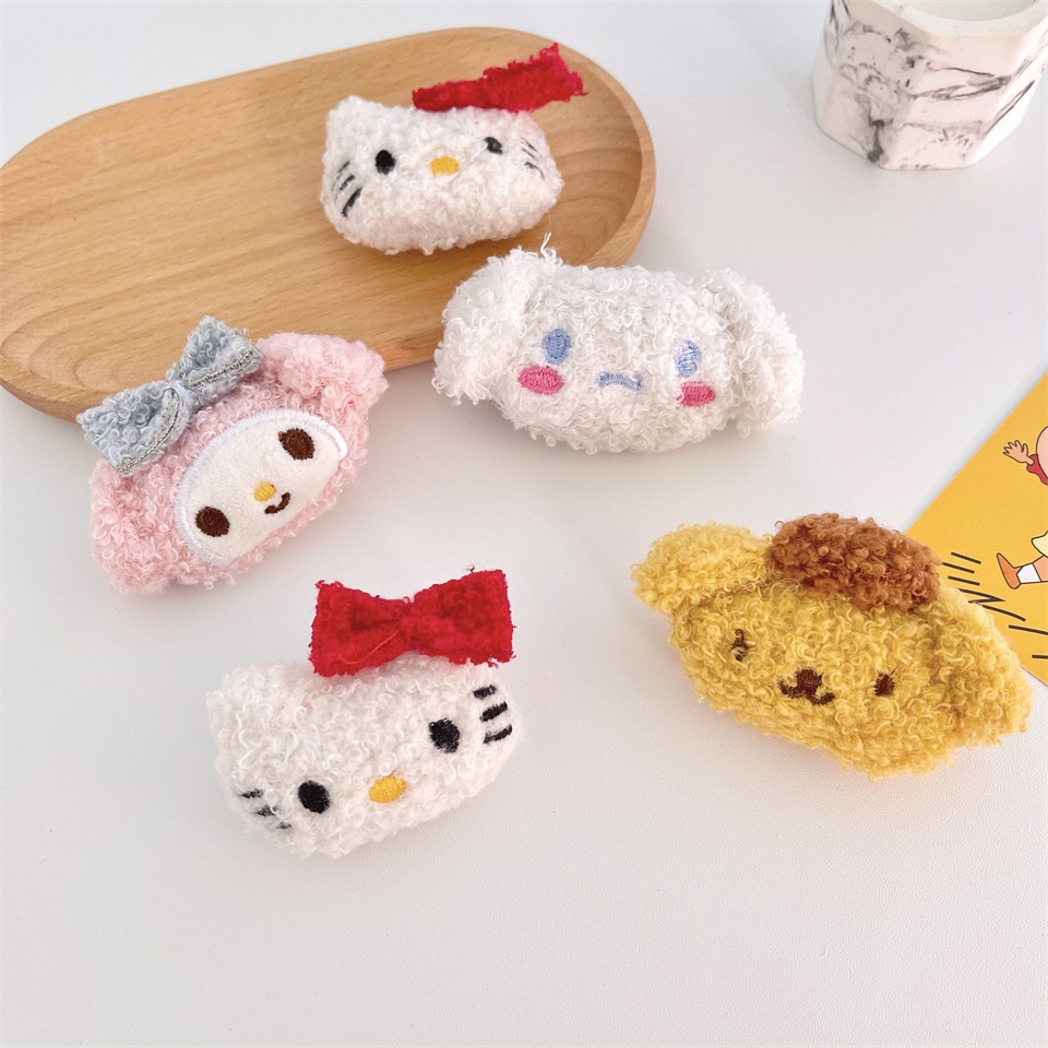 SANRIO Trâm Cài Áo Hình Bánh Pudding Melody Hoạt Hình Đáng Yêu Dành Cho Nữ