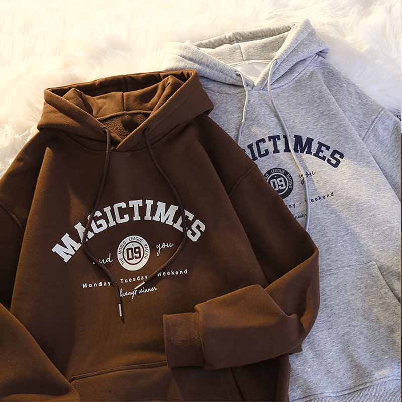 Áo Hoodies Phong Cách Hàn Quốc Plus Size S-3XL